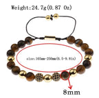 Men's Tiger Eyes Beads Bracelet